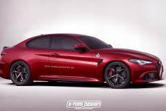 Alfa Romeo Giulia variaciones en Photoshop
