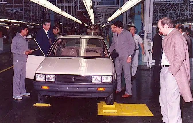 El primer Renault 11, en el año 1984