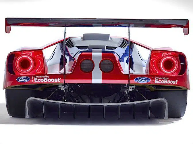 The new Ford GT race car