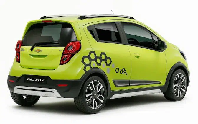 Rear Side View Chevrolet New Beat Activ