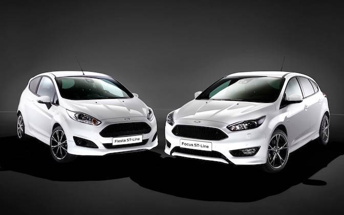 Ford Launches Sporty New ST-Line: Fiesta ST-Line and Focus ST-Line Now Available to Order for the First Time