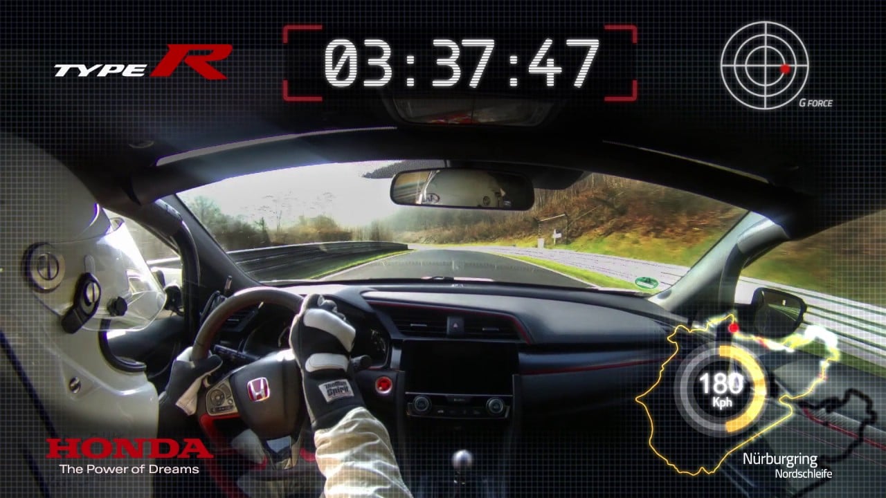 El Honda Civic Type R Establece Un Nuevo Récord En Nürburgring