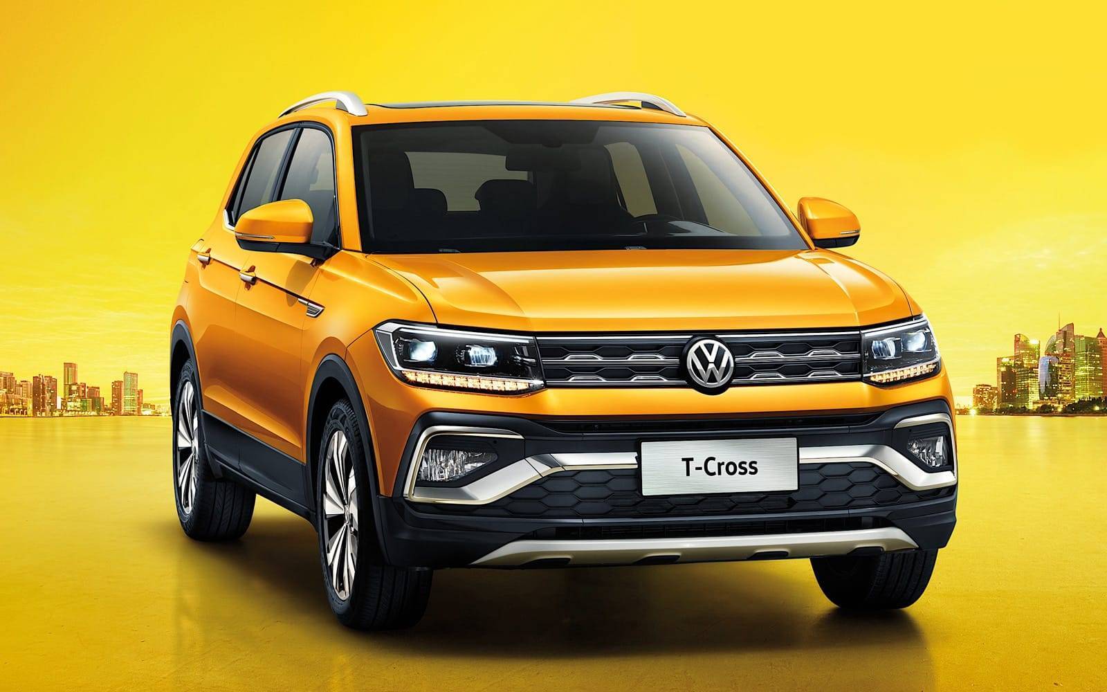 Volkswagen-T-Cross-China-1 El Volkswagen T-Cross para China lleva un frontal inspirado en el Tiguan