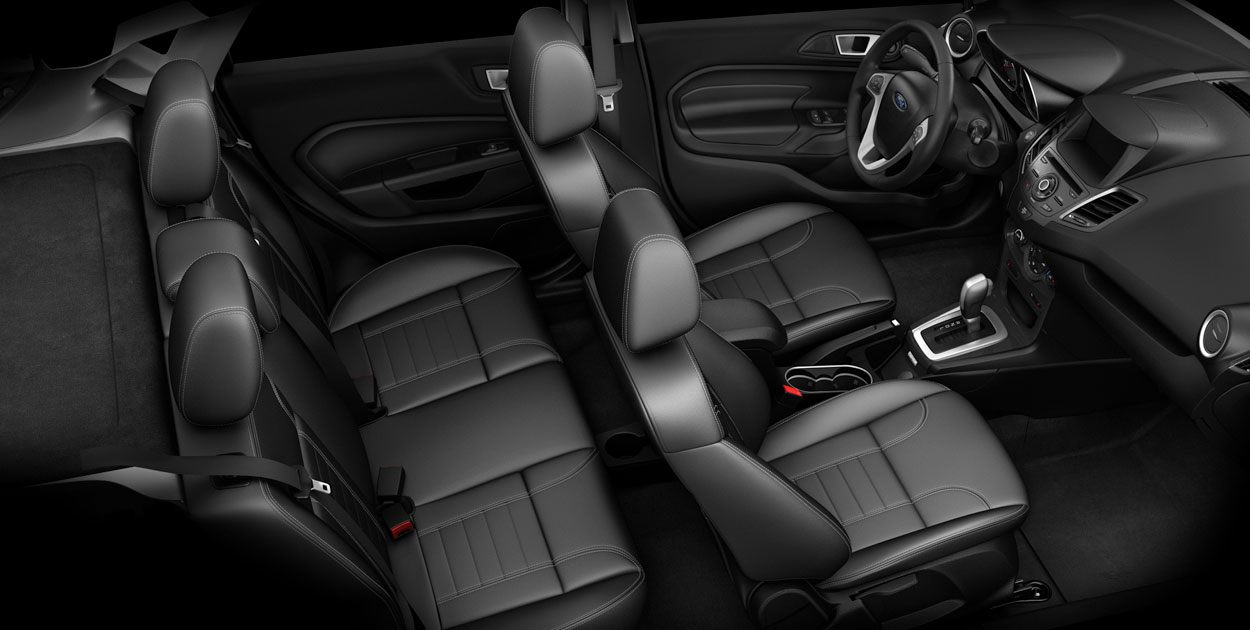 Ford Fiesta 2019 Auto Compacto Interior Asientos Piel