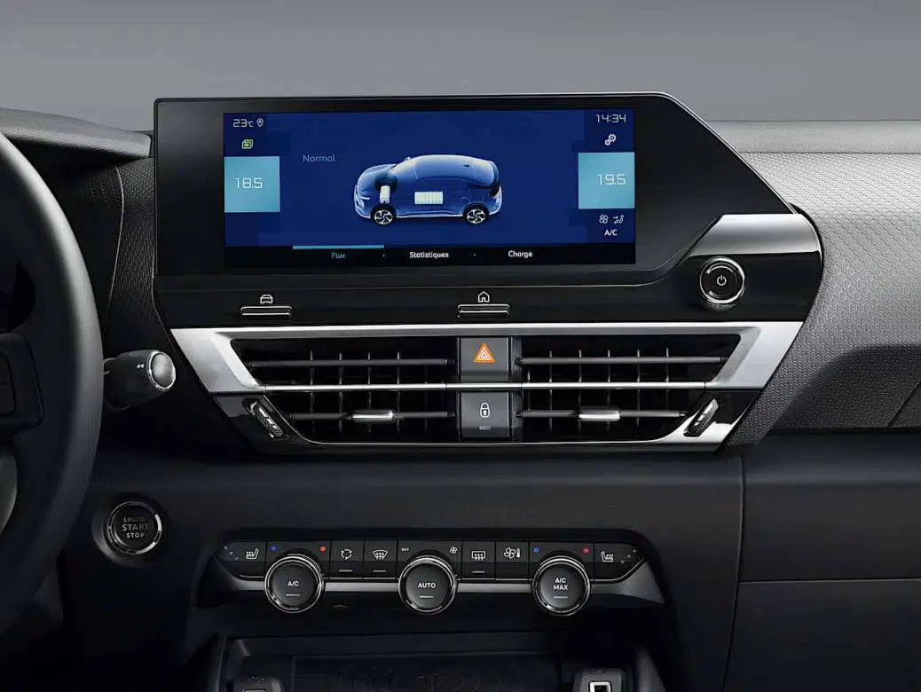 Citroën C4 2020 sistema multimedia